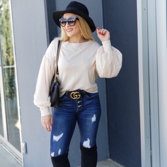 IT'S CALLED CHIC balloon sleeved Blouse - … - Picture 3 of 11